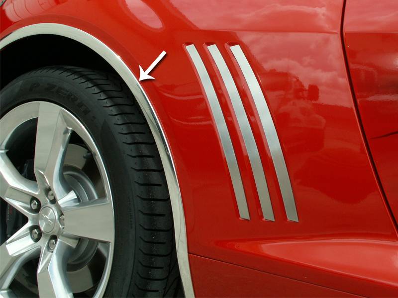 MWMotoring Chrome Wheel Well Fender Trim Molding – 4pc Set With 5-Year Warranty