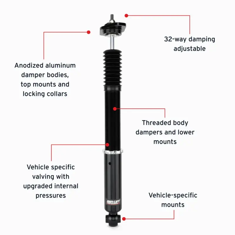 零 Airlift Chrysler 300/300C 05-23 Performance Air Ride System