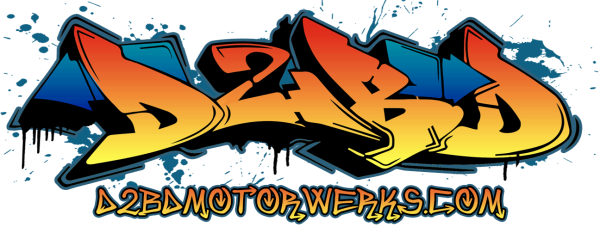 D2BD - D2BD Motorwerks Logo Sticker