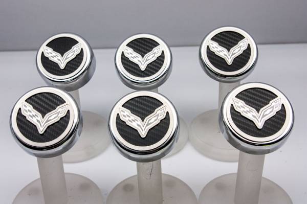 American Car Craft - ACC Fluid Cap Cover Set - 053014-YLW