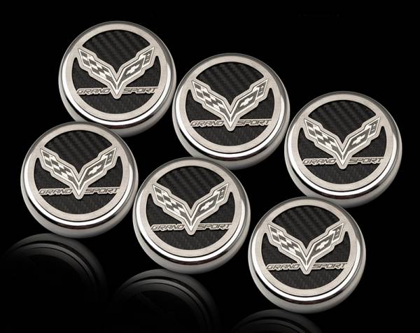 American Car Craft - ACC Fluid Cap Cover Set - 053099-BBLK