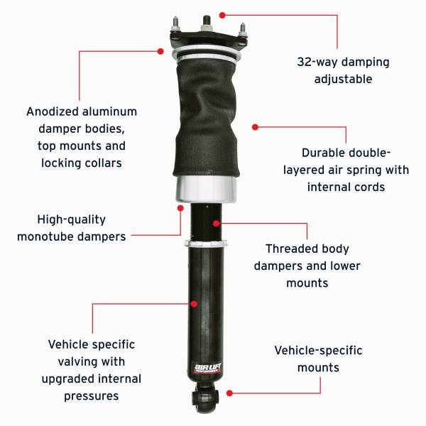 AIRLIFT 76011 INFINITI Q50 FRONT AIR STRUTS