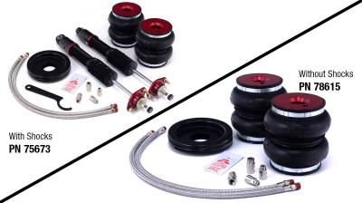 AIRLIFT 75673 BMW E30 REAR KIT WITH AIR SHOCKS 