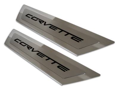 Modern Muscle Car Steel - Dodge Challenger - American Car Craft - ACC Door Sill Plate - 041051-PUR