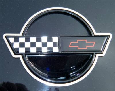 Modern Muscle Car Steel - Chevrolet C4 Corvette - American Car Craft - ACC Emblem Trim - 022006