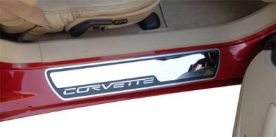 Modern Muscle Car Steel - Chevrolet C6 Corvette - American Car Craft - ACC Door Sill Plate - 041011