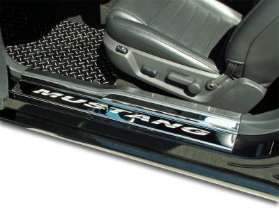 Modern Muscle Car Steel - Ford Mustang - American Car Craft - ACC Door Sill Plate - 271004