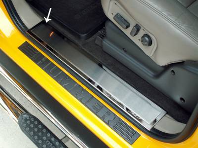 Truck/SUV Steel - GM Hummer - American Car Craft - ACC Door Sill Plate - 491004