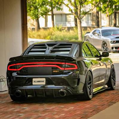 GLASSSKINZ TORCH DODGE CHARGER LOUVER 11-21