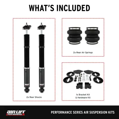 AIRLIFT 76517 DODGE CHALLENGER REAR AIR KIT 
