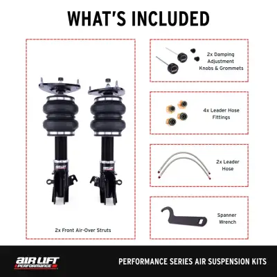 AIRLIFT PERFORMANCE Subaru WRX STi (2015-2016) FRONT AIR STRUTS